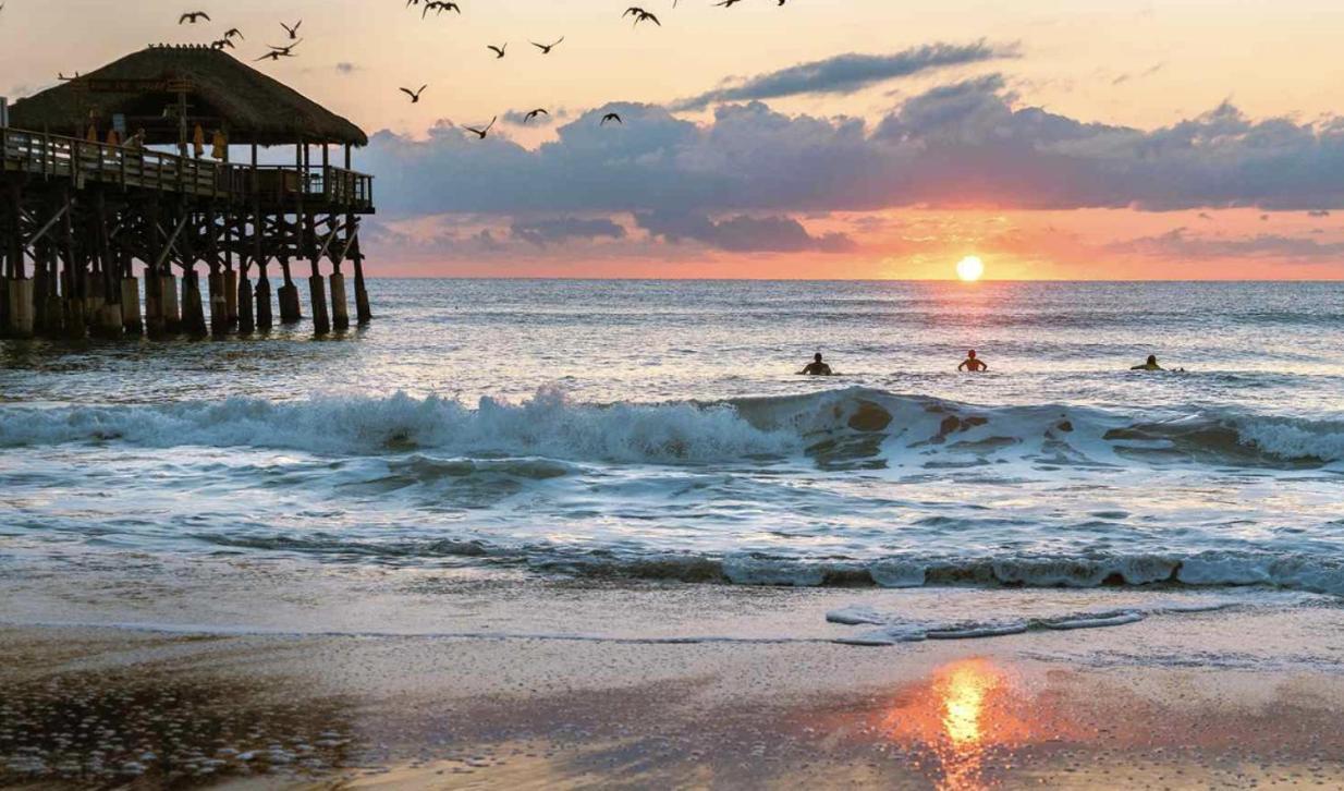 Beach Bungalow By The Sea 4 Cocoa Beach Esterno foto
